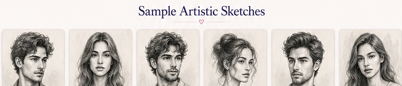 Sample artistic pencil sketches